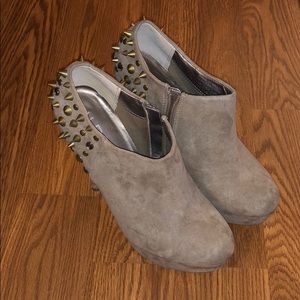 Aldo platform stilettos with spikes